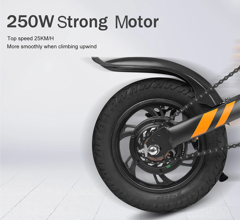 Sale Ziyoujiguang T18 Lightweight Motor Electric Bicycle 1