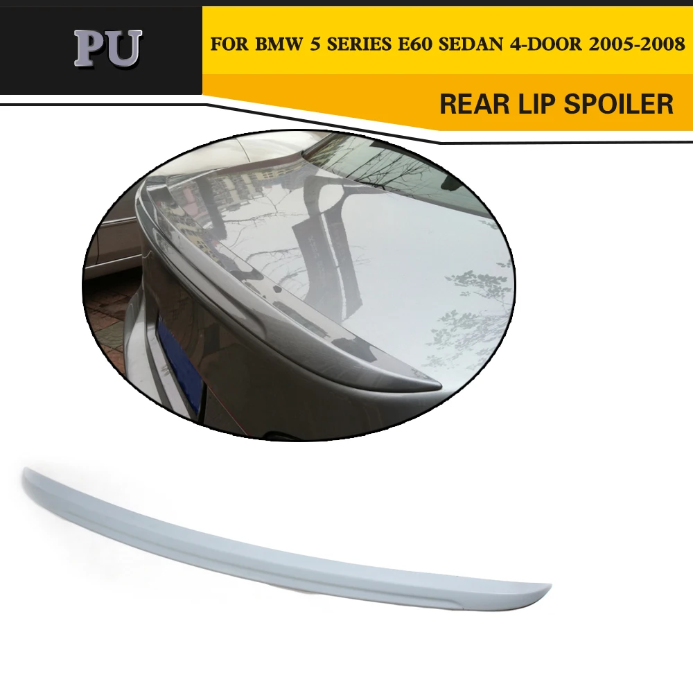 

PU Unpainted Grey Primer Tuning Car Spoiler For BMW 5 Series E60 Sedan 4-Door 2005-2008