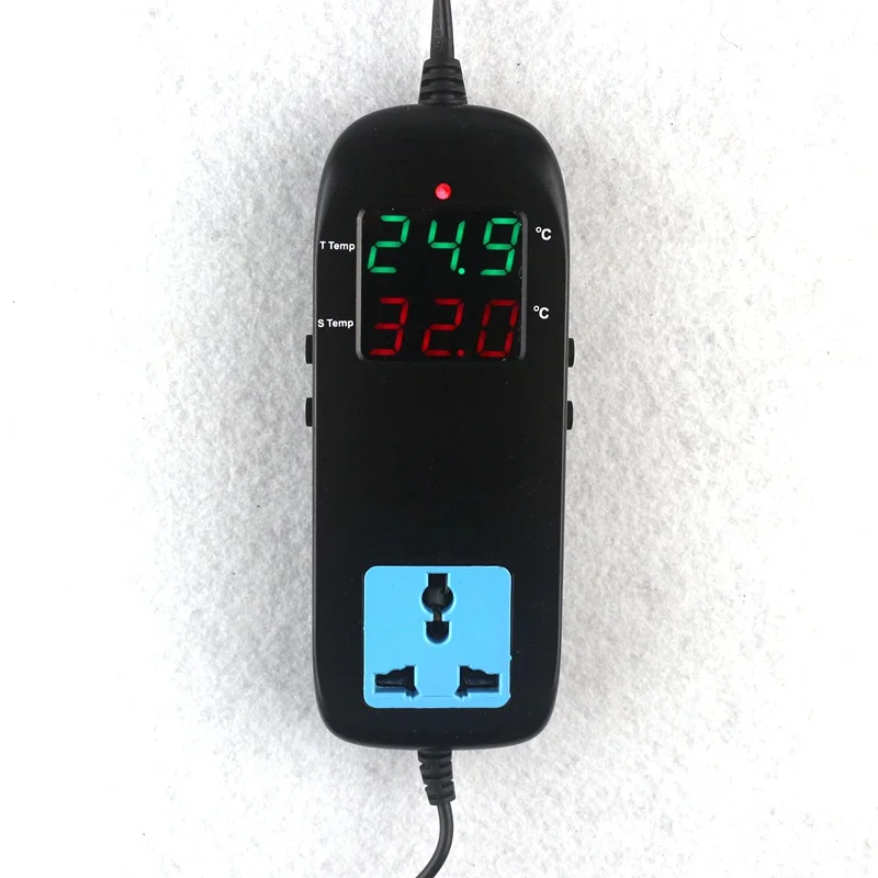 Regulátor teploty EU MH2000 s termostatem AC 110V 220V akvárium - Měřicí přístroje - Fotografie 2