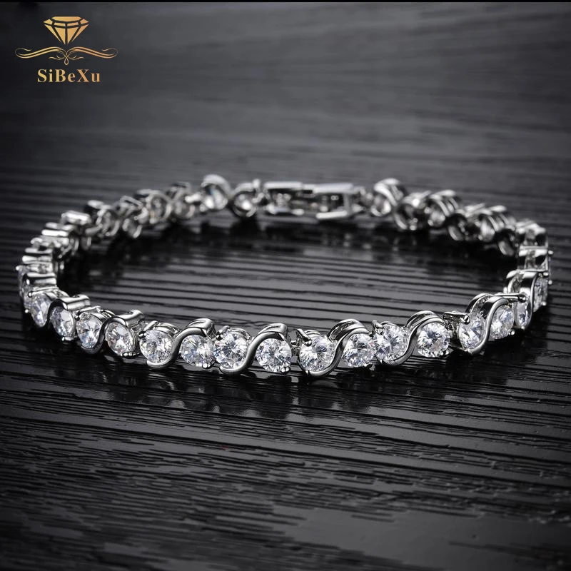 Новый модный браслет женский с кристаллами swarovski подарки Ювелирные изделия