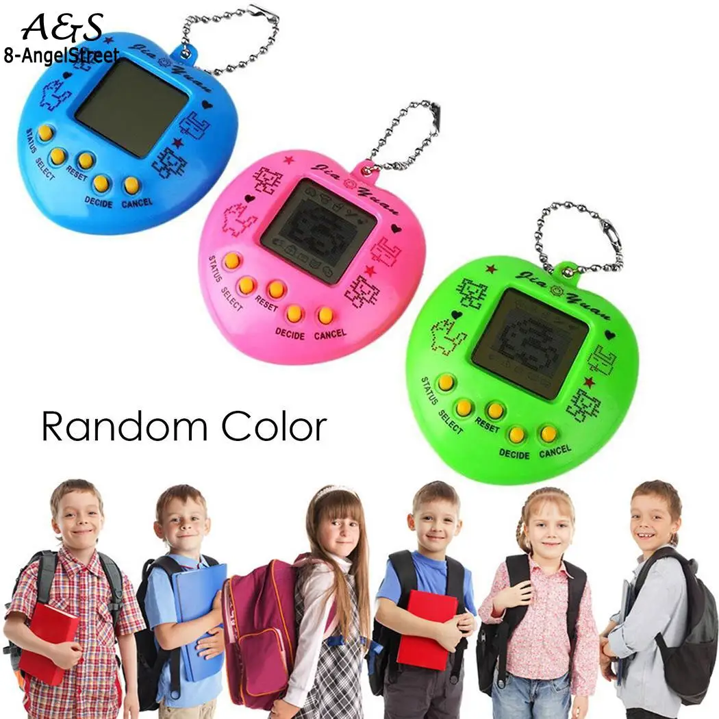 New Virtual Digital Electronic Pet Game Machine Random Button battery