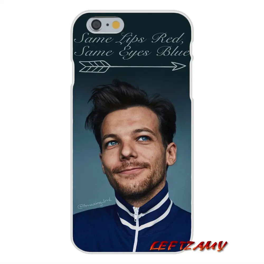 For iPhone X 4 4S 5 5S 5C SE 6 6S 7 8 Plus Louis Tomlinson One Direction 1D Soft Phone Case Silicone