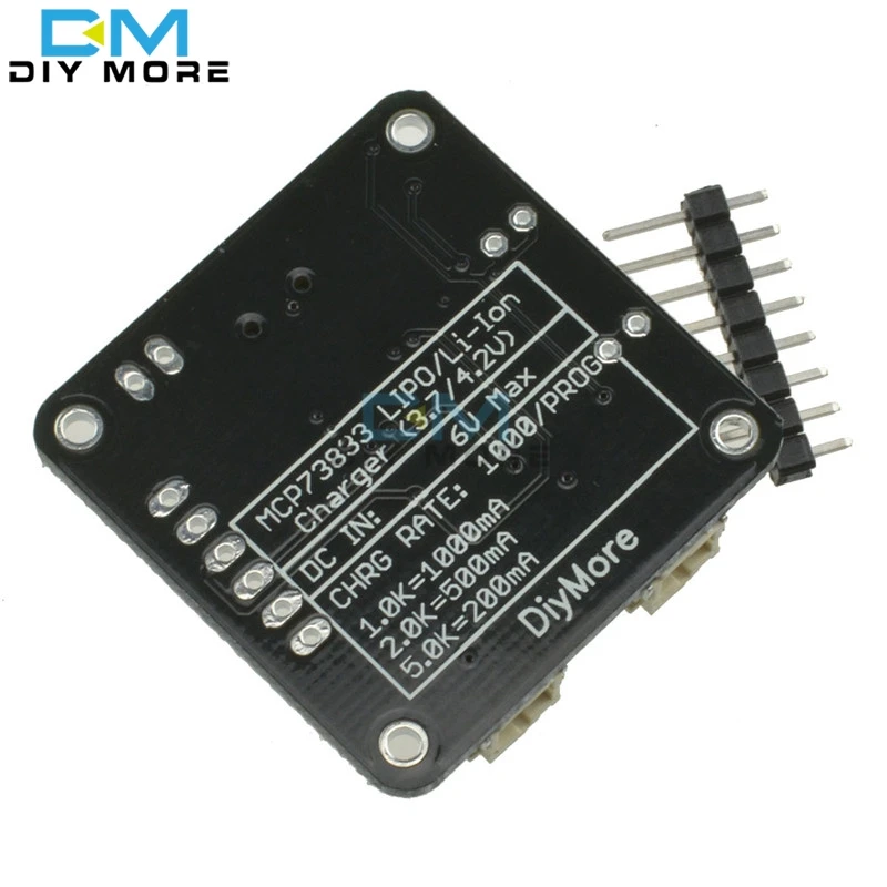 MCP73833 USB литий-ионный Батарея Зарядное устройство Модуль 5V Chraging Li-Ion LiPoly доска 3,7 V 4,2 V