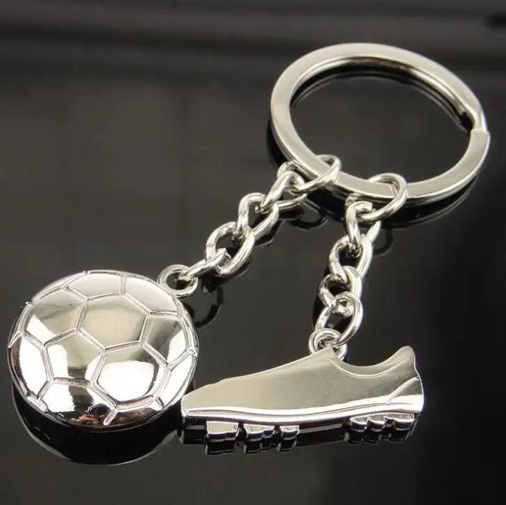 METAL FOOTBALL SHOES SOCCER CAR KEYCHAIN KEYRING KEY CHAIN RING BABY520