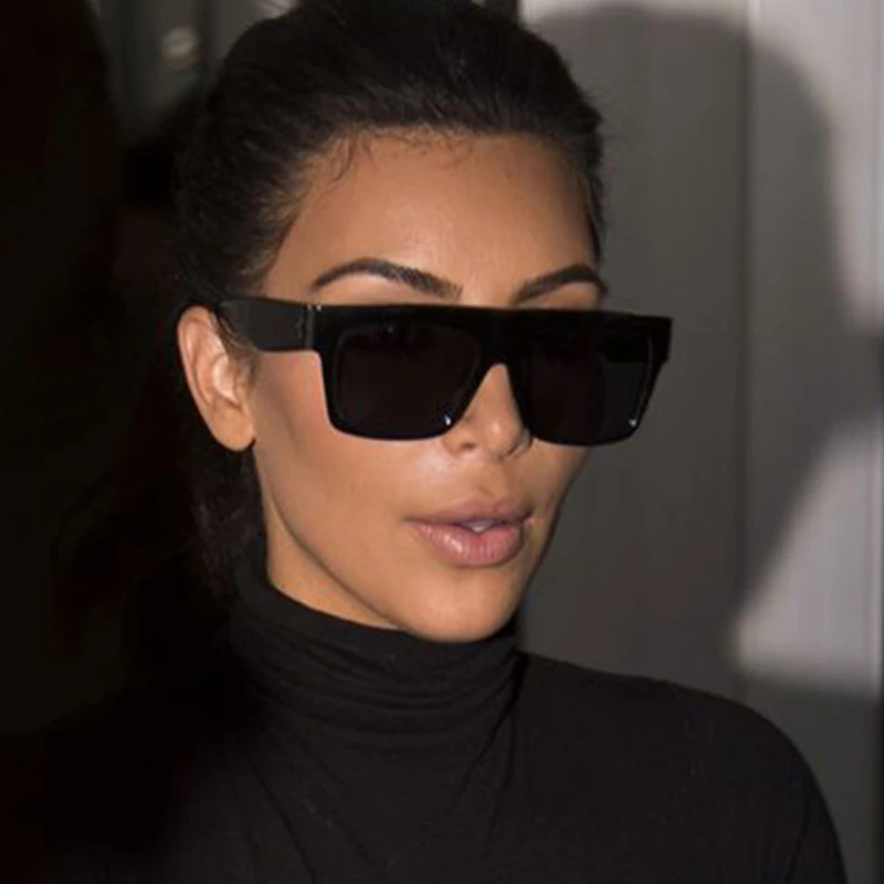 Diseñador de marca Gafas de sol cuadradas grandes Gafas demujer Diseñador de marca Gafas de sol cuadradas grandes Gafas demujer