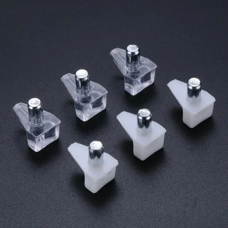 

10PCS Shelf Studs Pegs Metal Pin Cupboard Seperator Cabinet Wooden Holder Cabinet Cupboard Furniture Bracket Support Holder