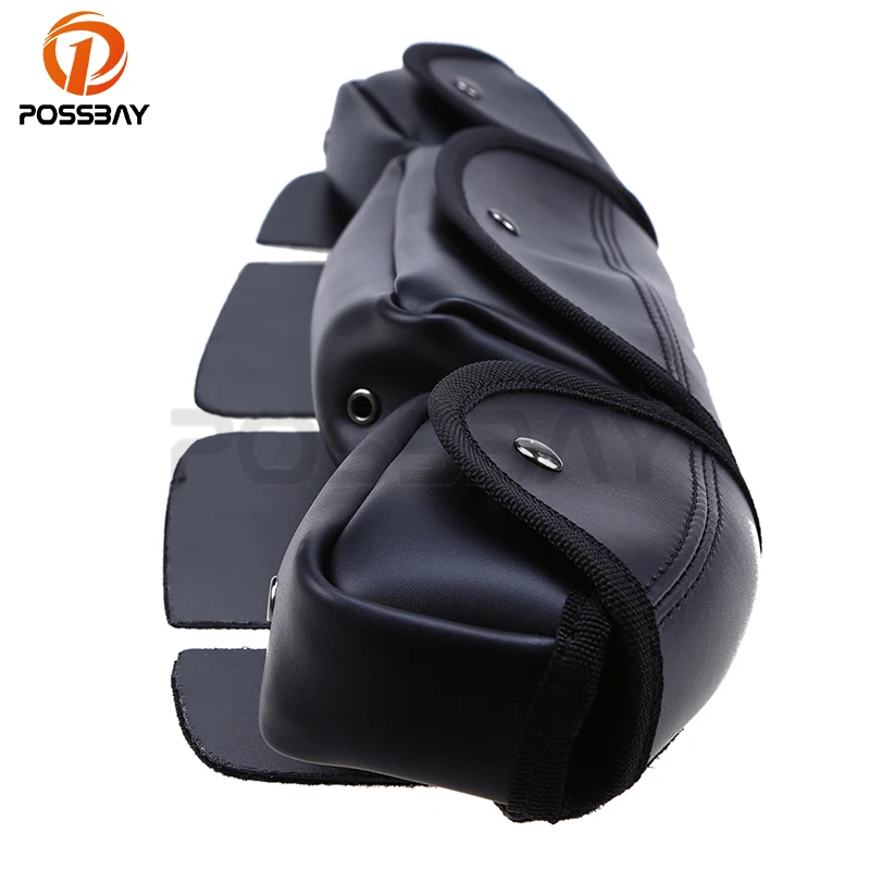 Buy POSSBAY PU Leather Motorcycle Bag Windscreen