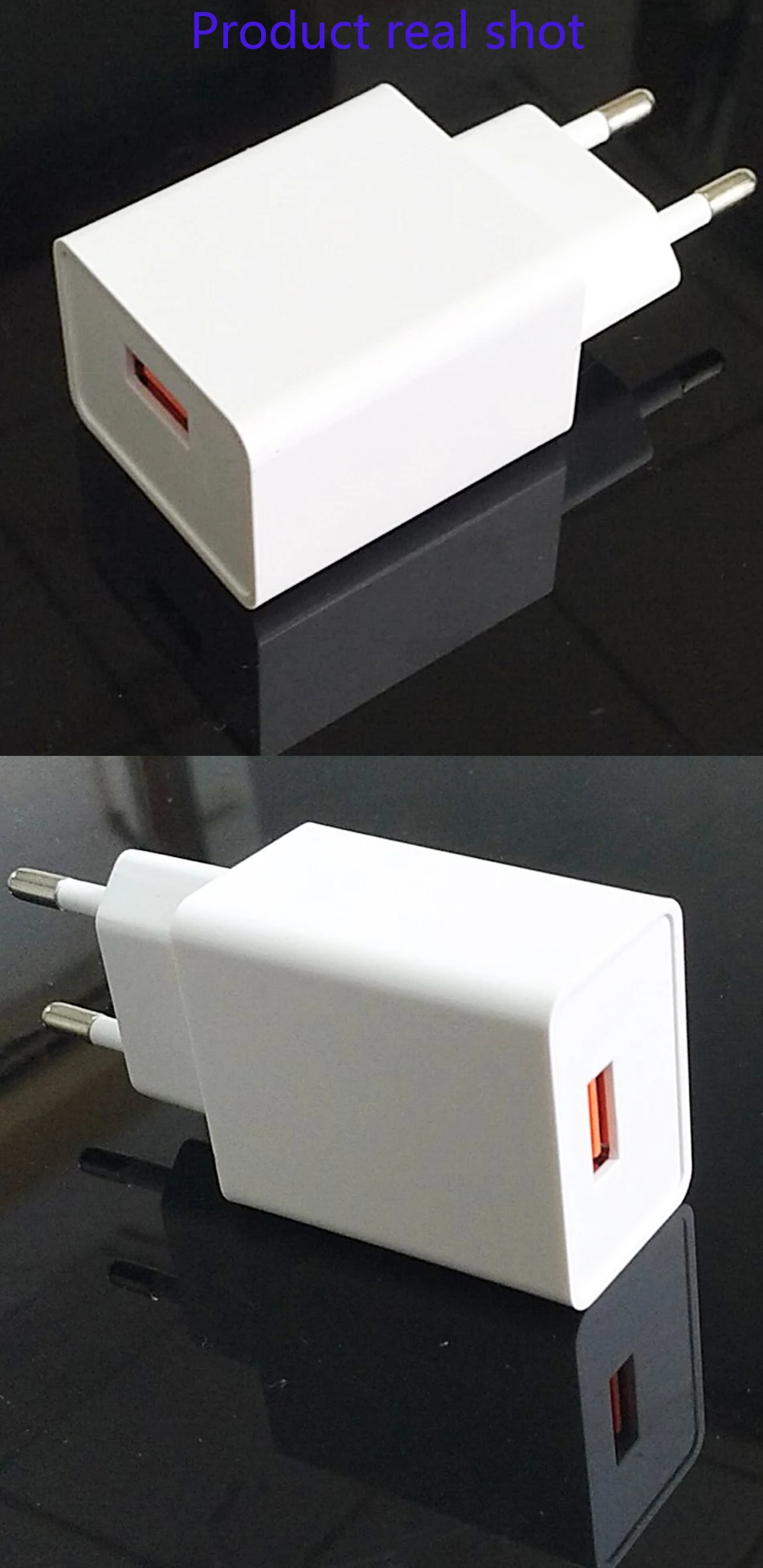 PZOZ USB Charger Mobile Phone Fast charging qualcomm quick charge QC 3.0 Travel Wall Adapter EU Plug For Samsung Xiaomi iPhone