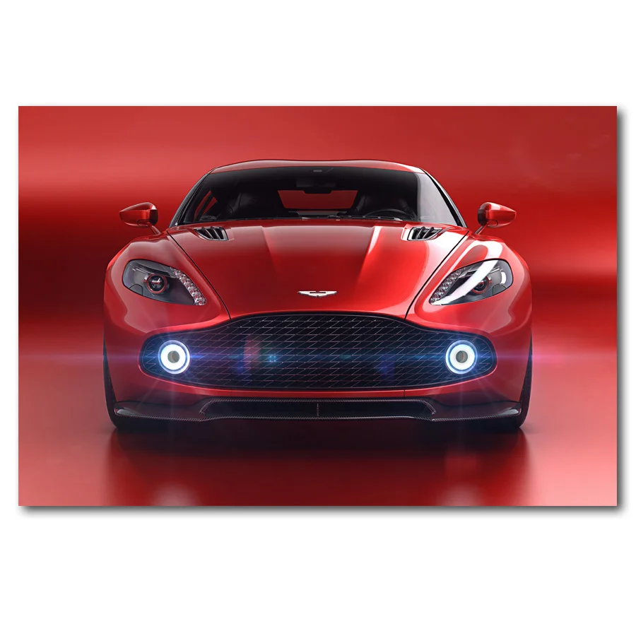 

Vehicles Picture Astons Martin Vanquish Zagato Super Car Wall Art Posters and Prints Canvas Art Framed Paintings For Room Decor