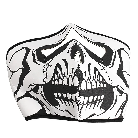 

New Cool Skull Ghost Pattern Mask Face Shield for Simulation Cosplay