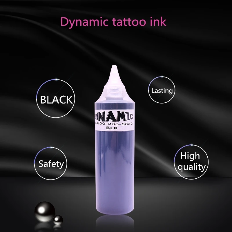 

Free Shipping Permanent Makeup Tattoo Ink 250ml / 330g / Bottle Black Color Pigment Kit