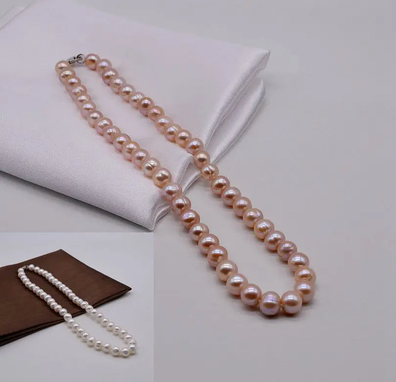

8mm-9mm round natural freshwater pearls, nearly round, classic style, suitable for mall kinds of clothing