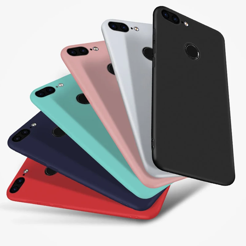 Чехол для Huawei P Smart Honor 9 10 Mate P20 Lite 7A Pro 6X 7X 6C мягкий силиконовый матовый чехол конфет