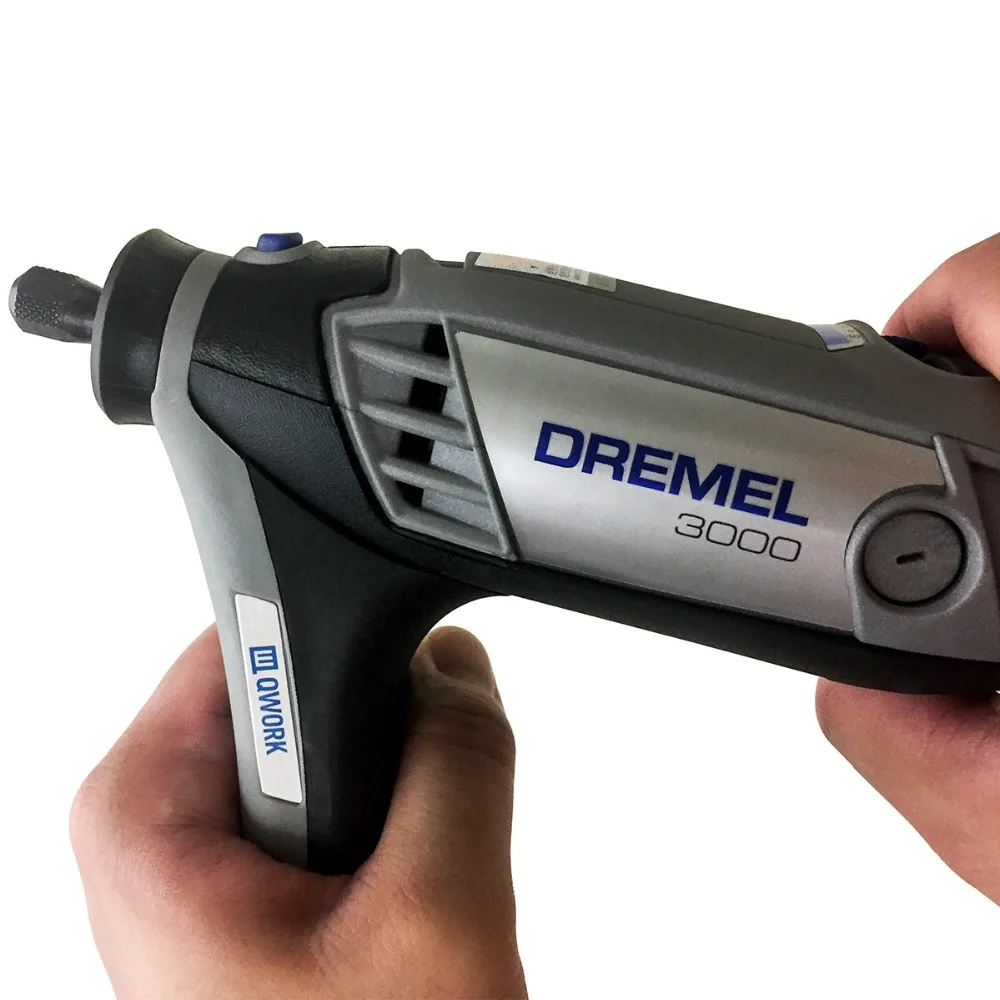 QWORK поворотный инструмент ручка A577 Detailers Grip крепление для Dremel модели 4000400398395300285275200100, 8200800 и другие