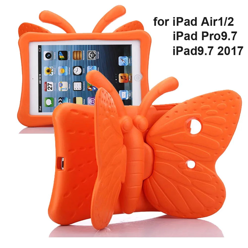 Для Apple iPad Air 1/2 случае бабочка покрытия дети атака нетоксичные EVA пены