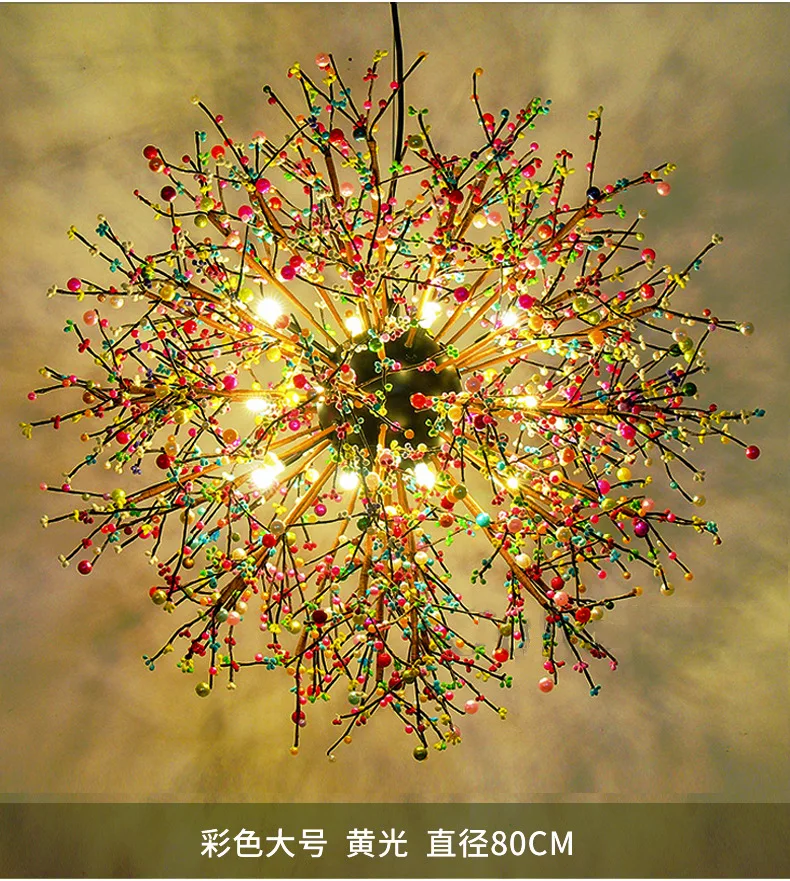 Северный постмодерн люстра в форме одуванчика освещение гость Ресторан Кофейня креативный филиал бар стол декоративная светодиодная люстра