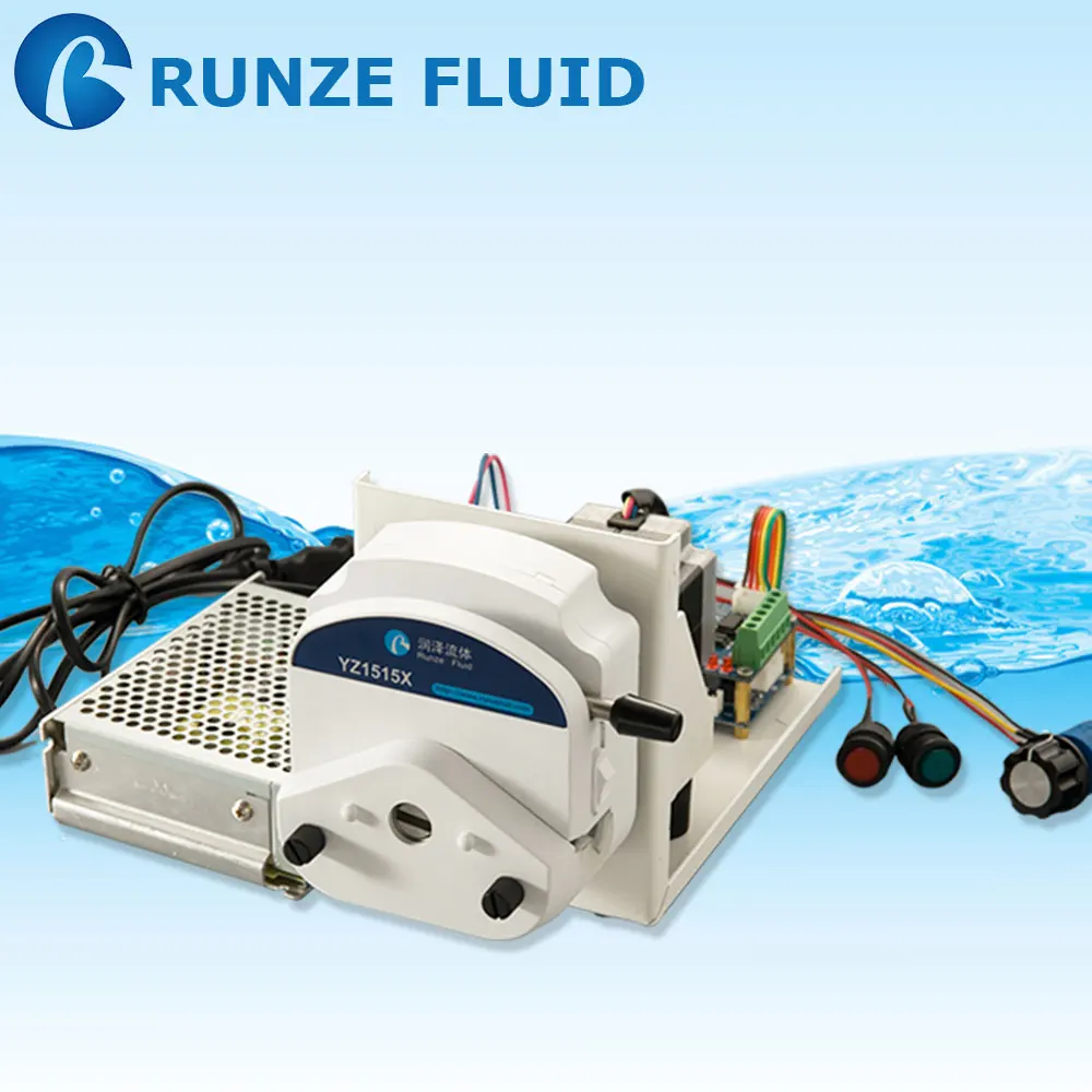 

High Flow Adjustable Stepper Motor Peristaltic Pump Tubing Silicon/Rubber/Viton
