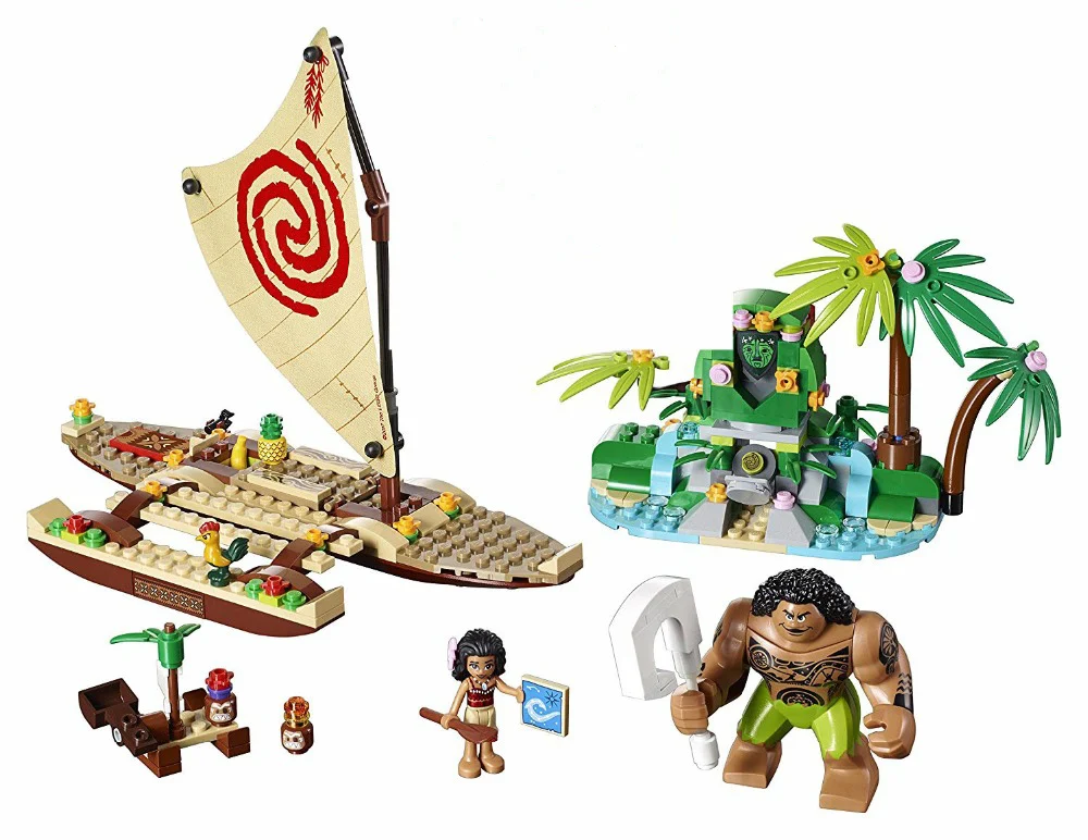 25003 Moana Ocean Voyage Restore The Heart of Te Fiti Set Building
