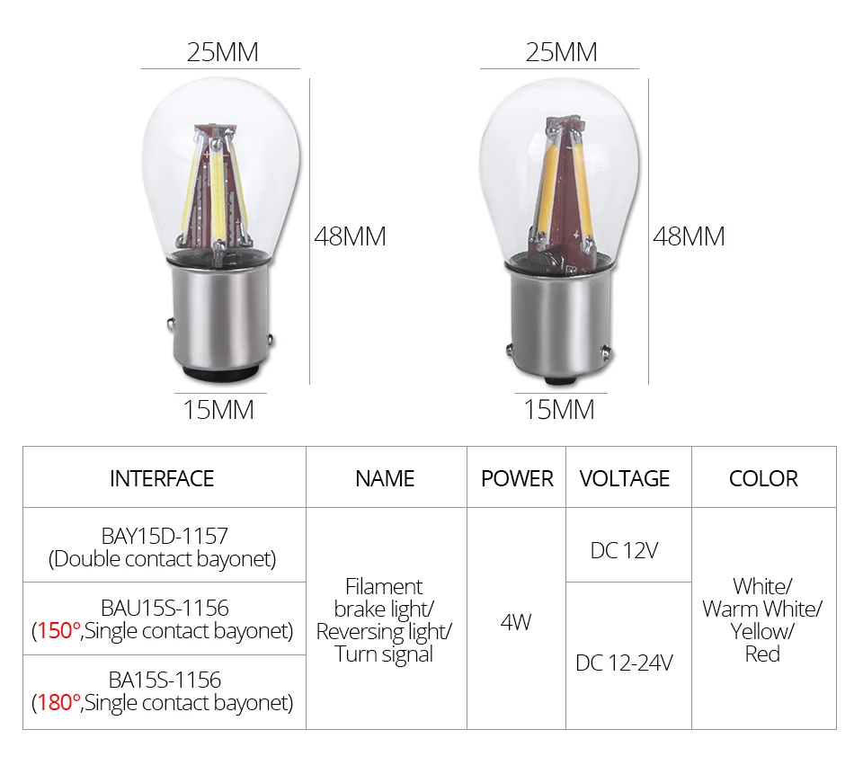 Car styling 1PCS 1156 1157 P215W BAY15D BA15S BAU15S LED car Auto DRL Tail Side Indicator Lamp Brake Lights Bulb DC 12V (3)