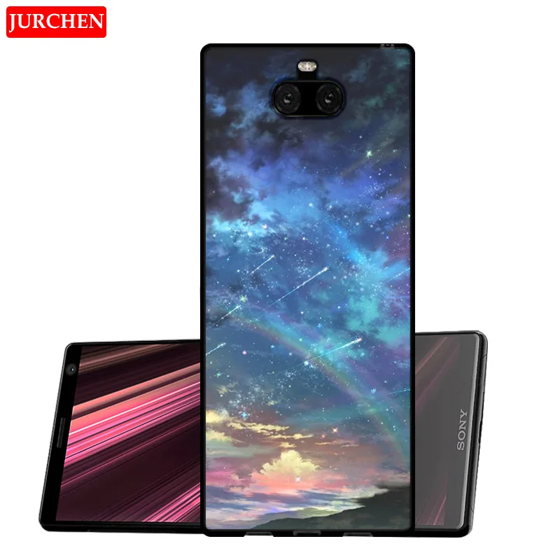 Чехол JURCHEN для sony Xperia 10/10 Plus, силиконовый чехол с мультяшными рисунками, мягкий чехол из ТПУ для sony 10, чехол для sony 10 Plus, чехол для телефона - Цвет: 48