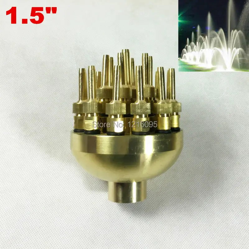 1PCS 1.5" DN40 3 Layers Fountain Nozzle Pool Water Fountain Spray