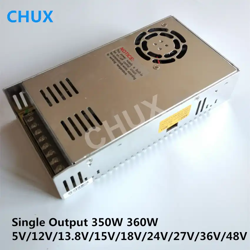 CHUX 350 Вт импульсный источник питания 5 в 12 В 13 8 для светодиодной ленты с одним