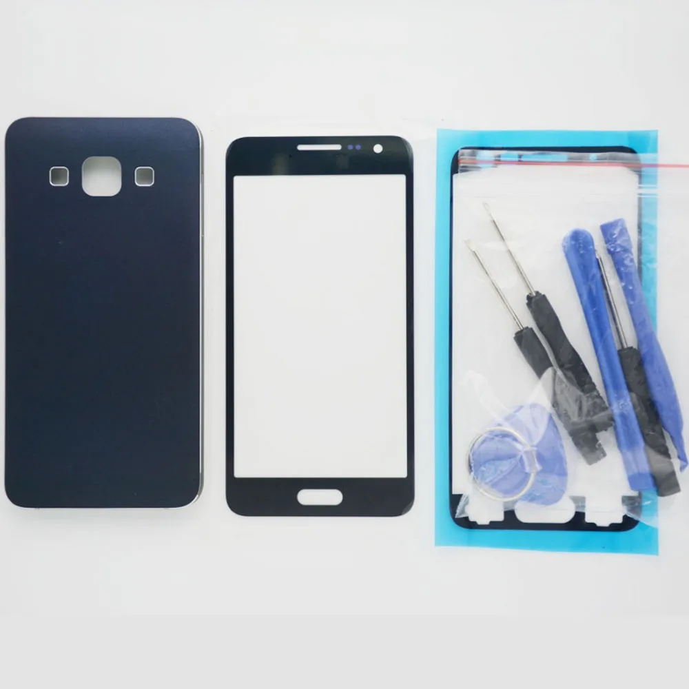

Replacement For Samsung Galaxy A3 A3000 Full Housing Case for Samsung A3 2015 Touch Screen Front Outer Glass+Back Battery Cover