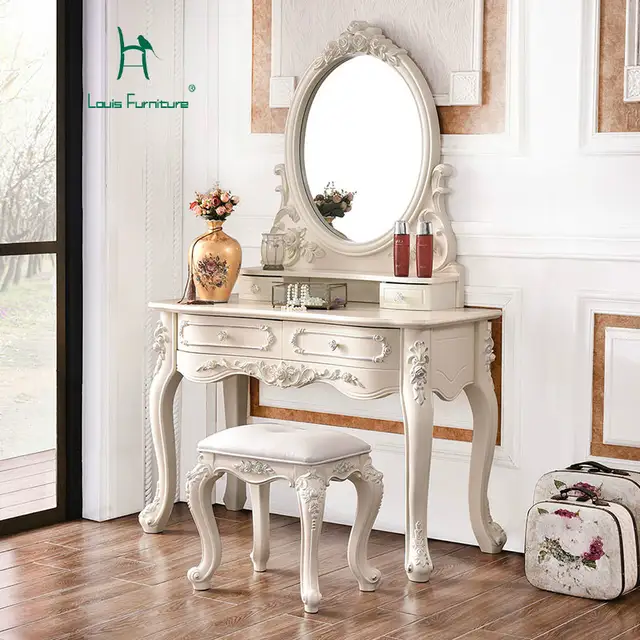 Us 355 0 Louis Fashion Dressers European Dresser Bedroom Small Dresser Princess Dresser French Solid Wood Dressing Cabinet In Dressers From