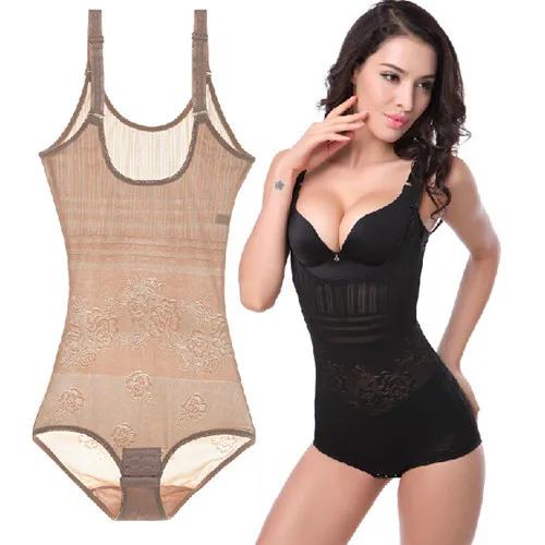 

Plus Size Sexy Women Bodysuits Slimming Bodysuit Body Shaper Magic Underbust Adjustable Straps Tummy Waist Cinchers Shaper