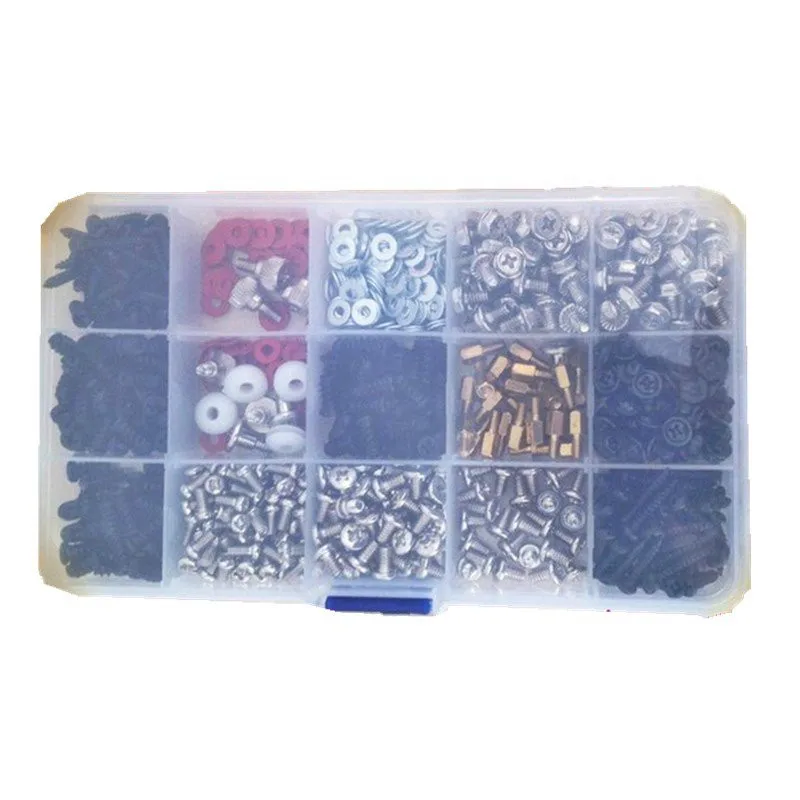 

786pcs Personal Computer Screws PC DIY Screw Assortment Kit for Motherboard PC Case CD-ROM Hard disk
