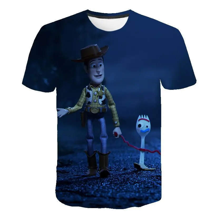 New Cartoon Toy Story movie 3D printed Boys T-shirts Summer Girls T-shirts Fashion Children Clothes Casual Kids Tops Tee For Kid