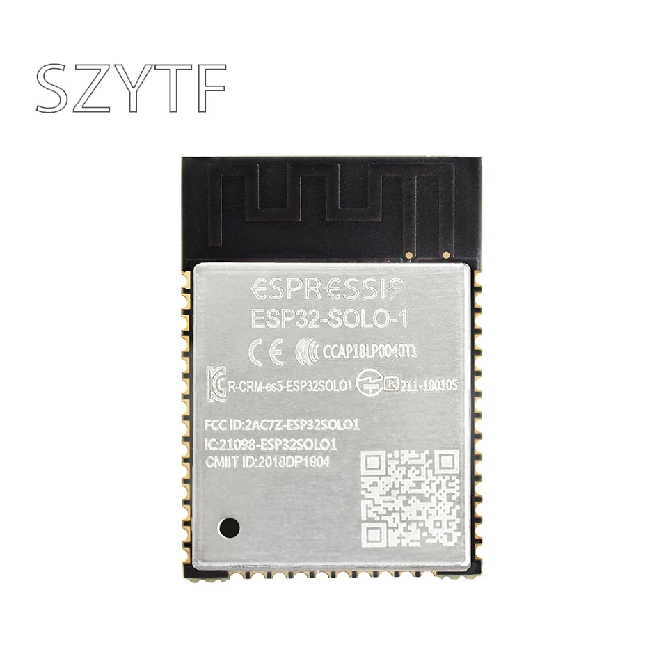 

ESP32-SOLO-1 single core Wi-Fi BT/BLE with ESP32-S0WD BT BLE MCU module