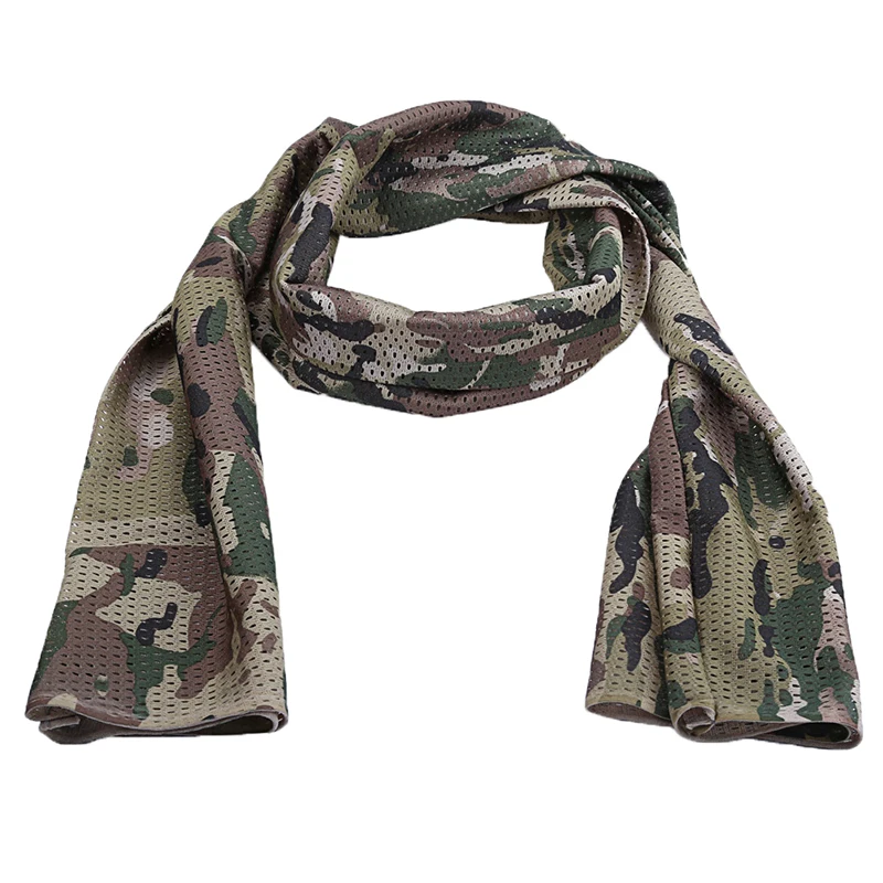 Tactical Scarf Mesh Breathable Winter Windproof Camouflage Warm Scarves for Hunting Shooting Airsoft RL37-0054 (3)