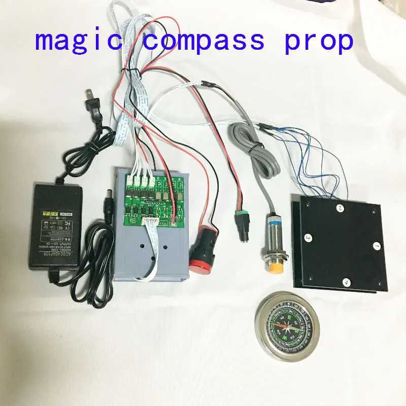 

Magic compass adventurer escape room game device prop forTakagism get hidden clues via compass to run out real life room escape
