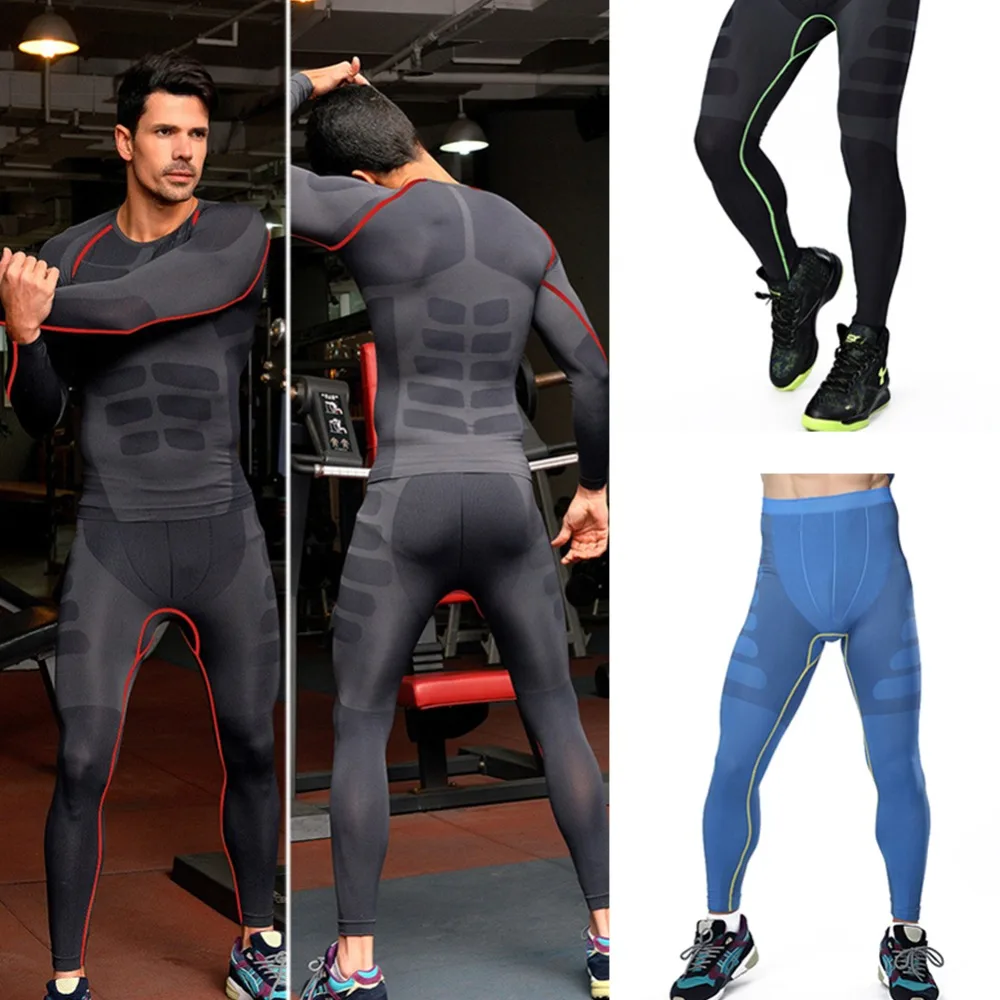 Aliexpress.com : Buy Men Compression Base Layer Sports Trouser Long ...