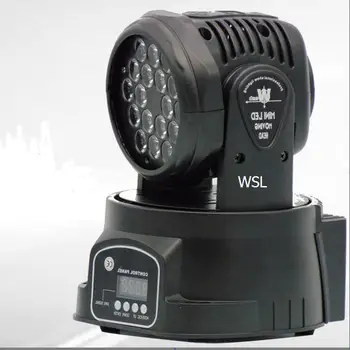 

8pcs/lot Hot mini movinghead rgb dmx 18*3W led moving head factory directly sale