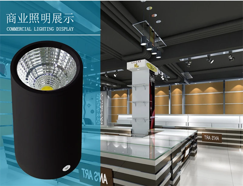 Cob-светодиоды с регулируемой яркостью светодиодные светильники AC110V 220 V 5 W/7 W/9 W/12 W утопленный Светодиодный точечный светильник lumination