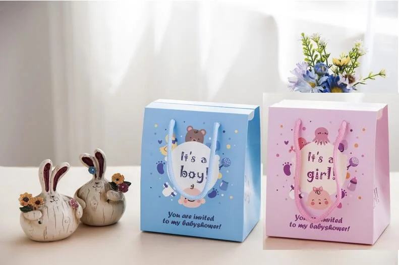 Полная луна, Детская Подарочная сумка, мультяшная коробка для конфет, Подарочная коробка для мальчиков и девочек, детские Вечерние Декорации - Цвет: 50pcs mix bag