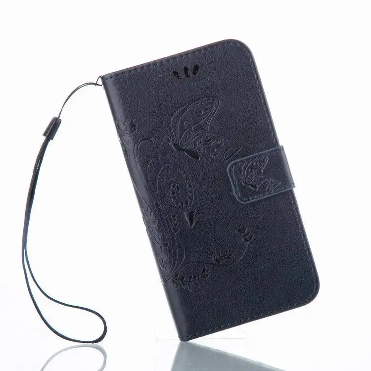 

Wallet For Highscreen Power Five Pro Cover flip Case Luxury PU Leather Cover Butterfly printing retro smart phone shell