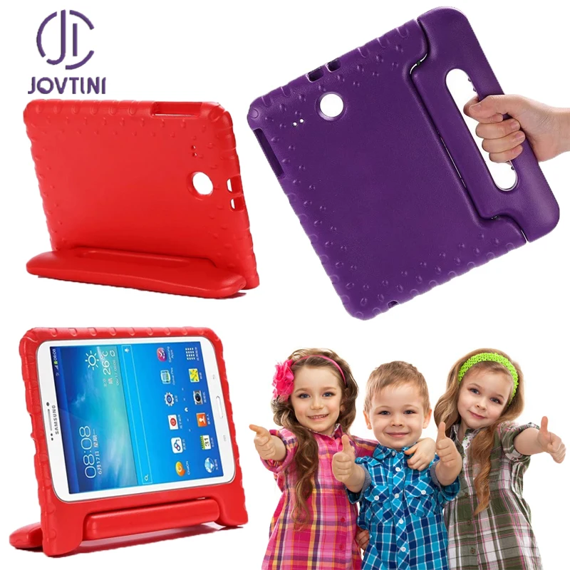 

Case For Samsung Galaxy Tab E 9.6 T560 T561 Safe Shock proof Rugged Proof EVA Full Kids hand-held Stand Tablet Protective Cover
