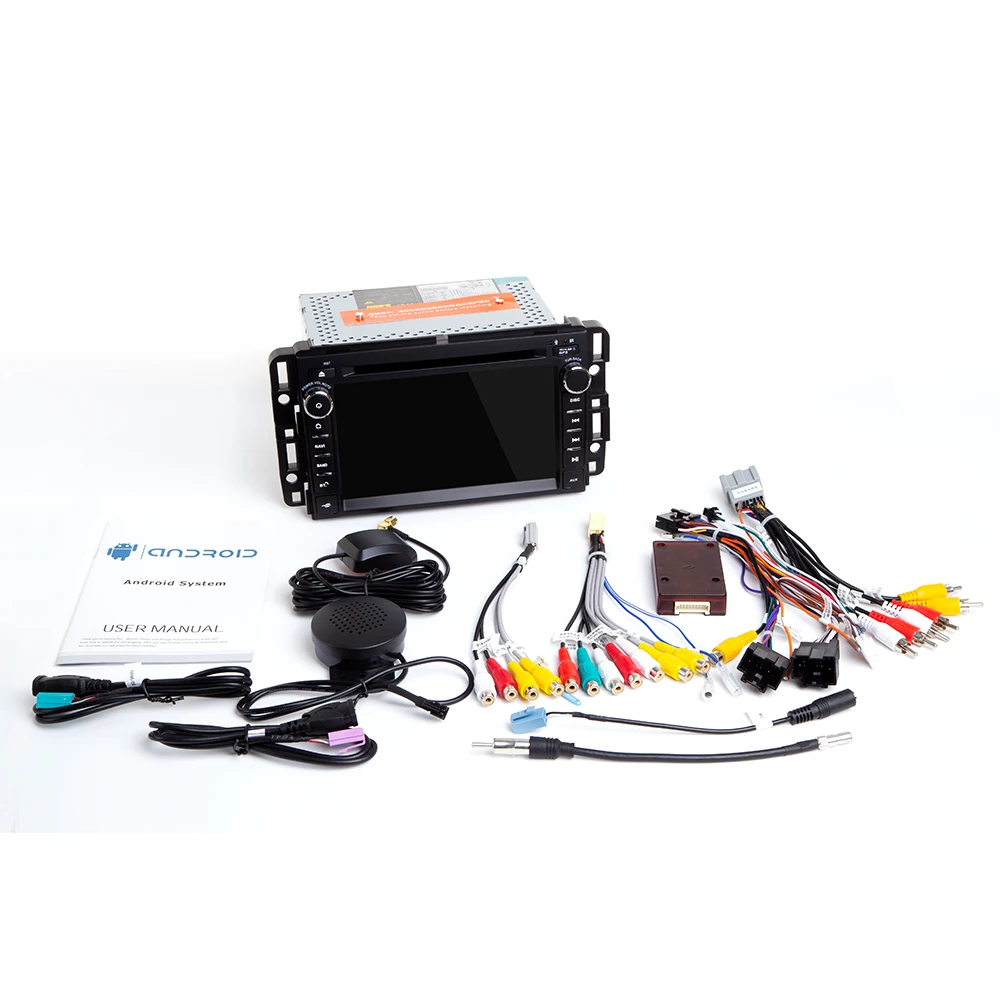 Best AutoRadio1Din Android 9.0 Car DVD Player for GMC Sierra Yukon Chevrolet Traverse Express Acadia Denali Savana Equinox Tahoe GPS 5