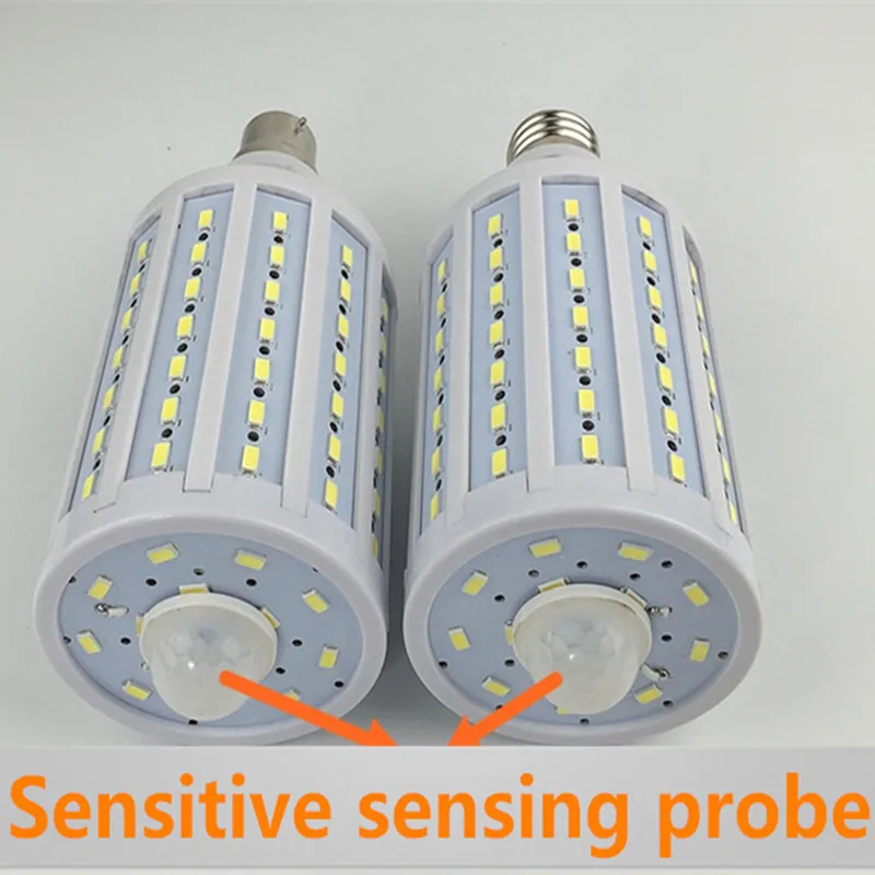 

10X infrared sensor lamp Induction corn lamp E27 E26 bulb Stairs light SMD 5730 110v 220v PIR Motion Sensor Detection lighting