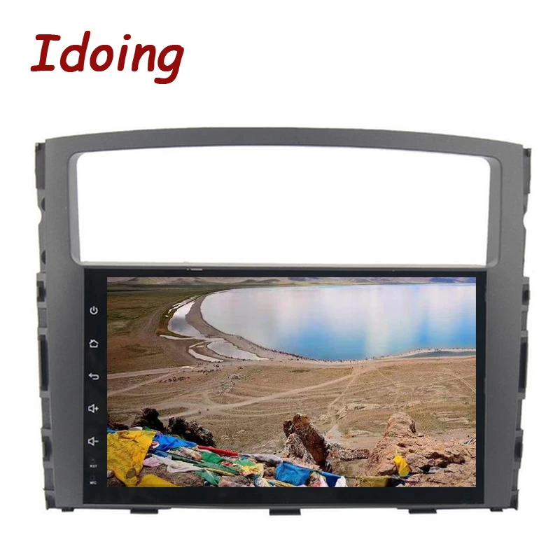 Top Idoing 1Din 9inch 8 Core IPS Screen Android6.0/8.0 Car Multimedia Radio Video Player Fit MITSUBISHI PAJERO V97 V93 2006-2011 3