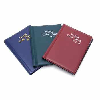 

Plastic Albums & Folders 120 Collecting Coin Penny Money Pocket Storage Album Book Holder Case Folder Home Collection Iaems
