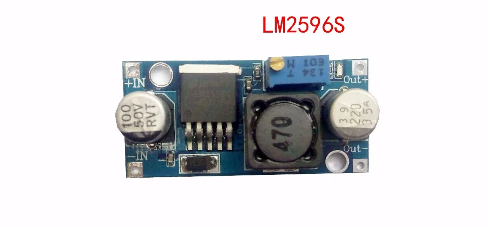 

1pcs Ultra-small LM2596 power supply module DC / DC BUCK 3A adjustable buck module regulator ultra LM2596S 24V switch 12V 5V 3V