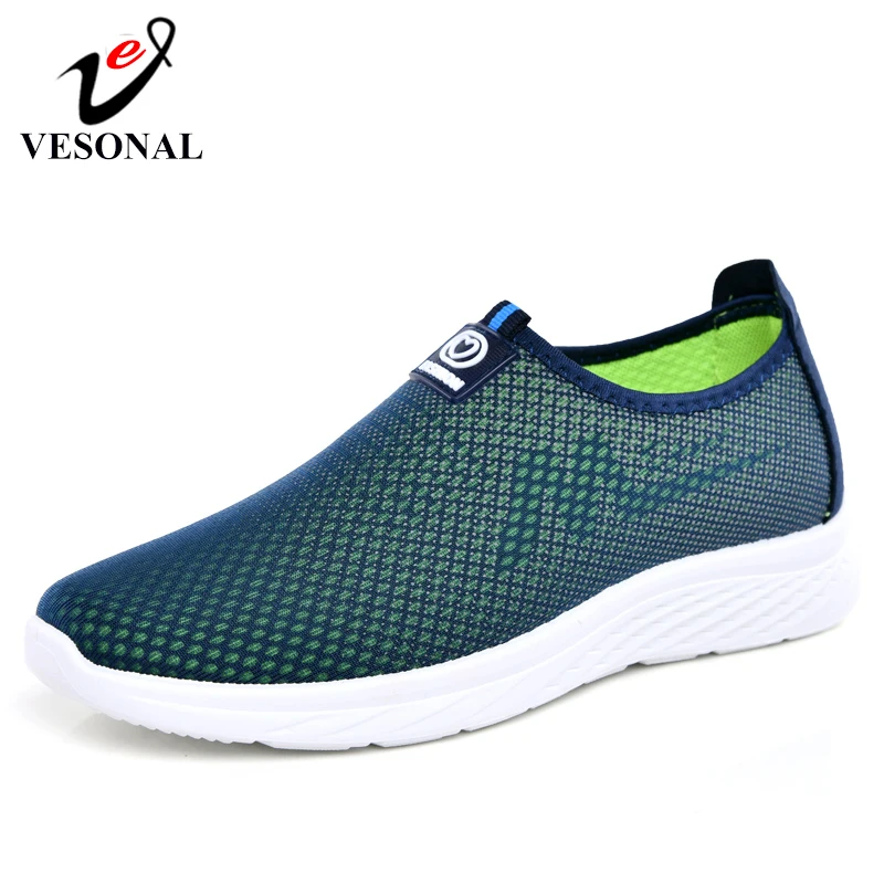 

VESONAL Brand Walking Shoes For Adult Sneakers Men Shoes Breathable Comfortable Outdoor Man Casual Shoes Footwear lightweight
