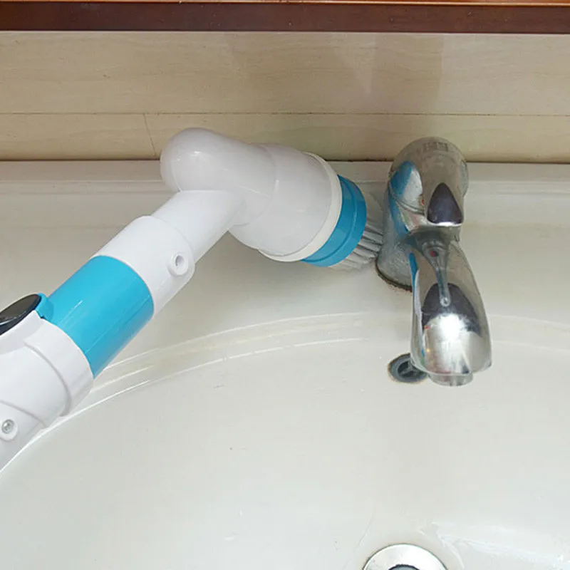 Турбо-скраб для дома и ванной, чистящий инструмент, вращающаяся щетка для ванны, Мощный Очиститель плитки для ванной, щетка для мытья пола, щетка для мытья швабры