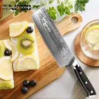 XITUO Damascus Chef Knife Nakiri Cleaver Cut Meat Sliced Beef Fish Knife Utility Sashimi Japanese VG10 Santoku Knife Asian Chine