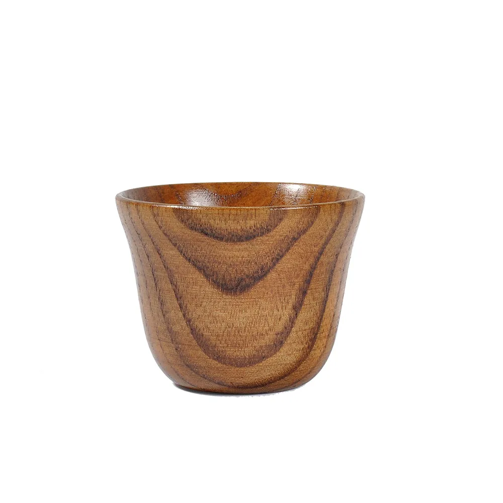 

Wood Striped Texture New Wooden Cup Log Color Handmade Natural Wood Coffee Tea Beer Juice Milk Mug Decorative H0326
