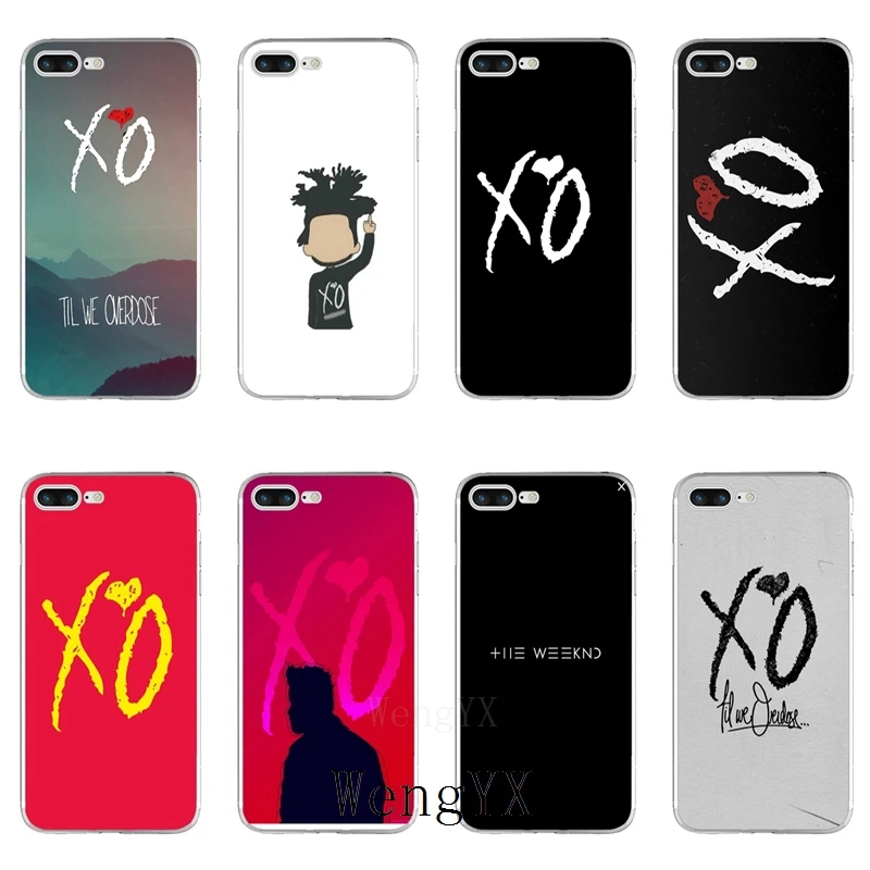 

The Weeknd xo Slim silicone TPU Soft phone case For iPhone X 8 8plus 7 7plus 6 6s plus 5 5s 5c SE 4 4s